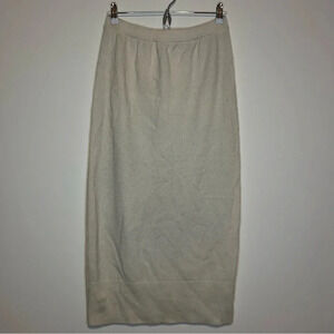 SABRE Josephine V.P. England 100% Pure Lambswool Midi Length Knit Skirt